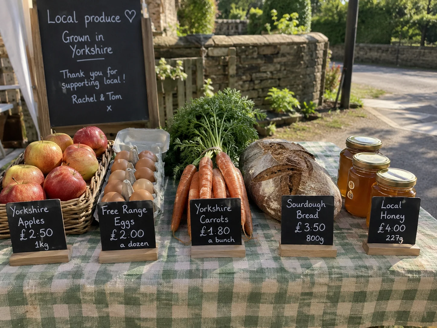 UK market stall